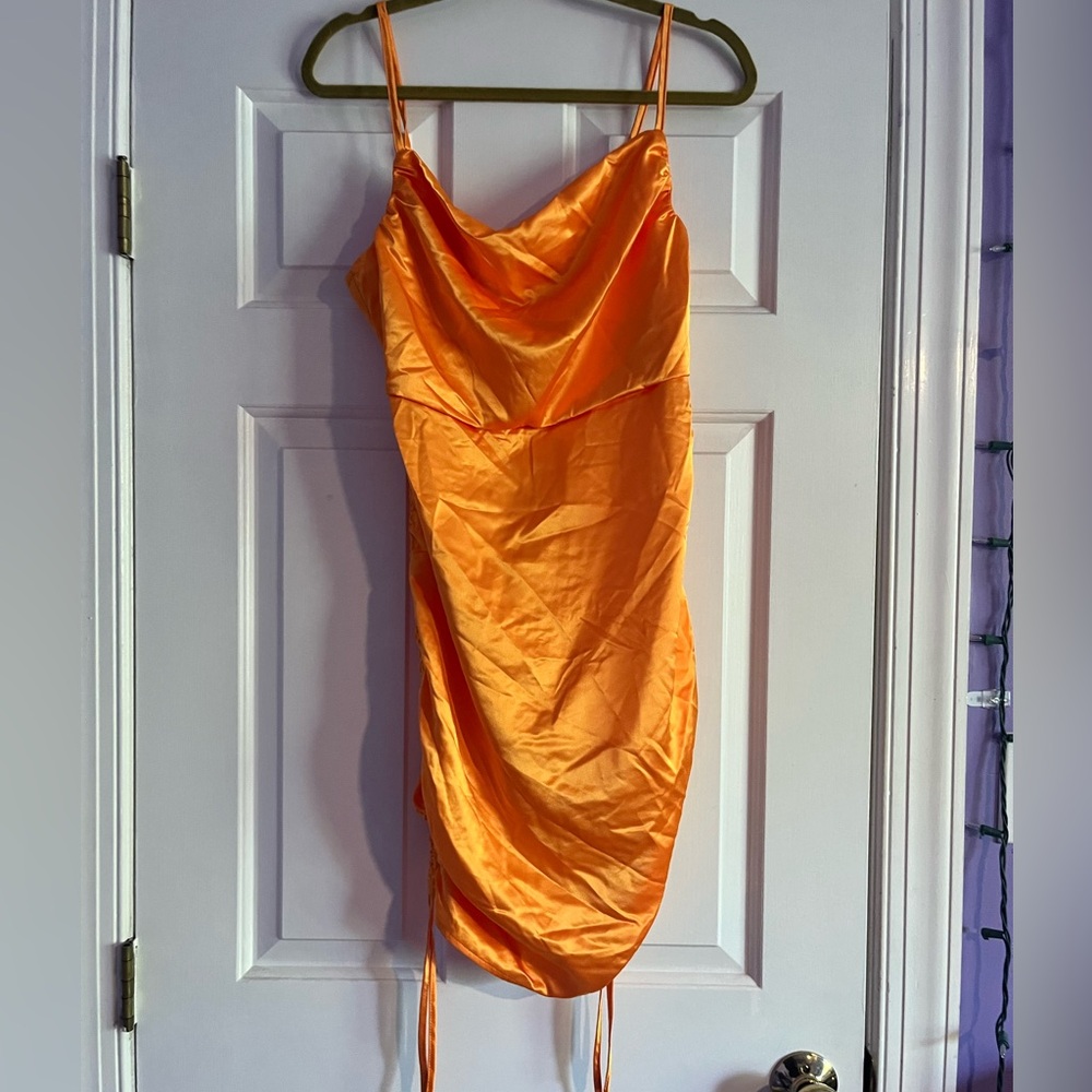 Wild Fable orange slip dress